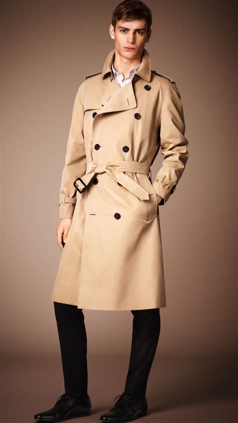 burberry trenchcoat herren khaki|Burberry heritage trench coat.